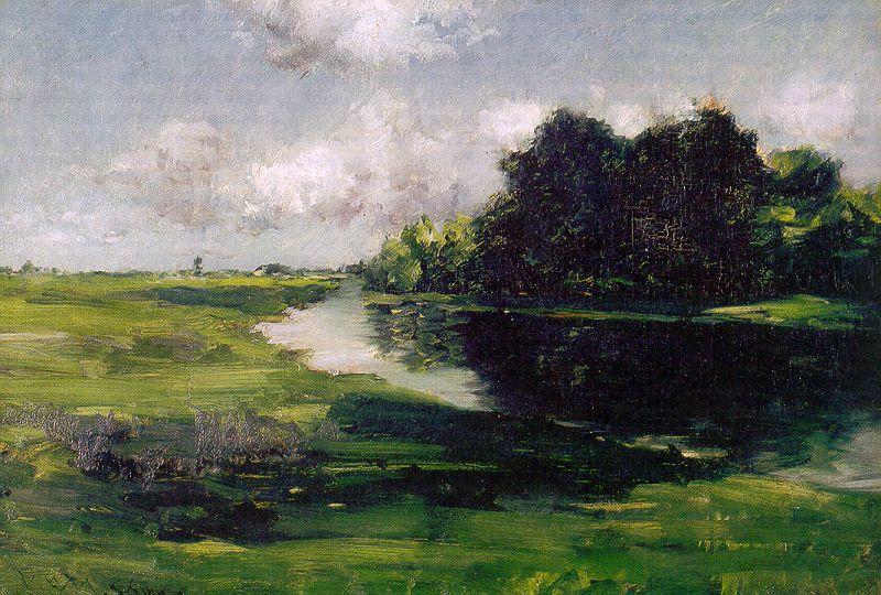 Chase, William Merritt Long Island Landscape after a Shower of Rain oil painting image